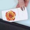 'Orange Rose Top View' Pill Box with Tablet Splitter (PI00033498)