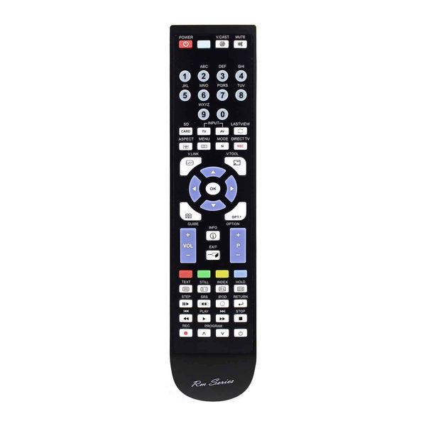 RM Series Replacement Remote Control for Panasonic TX-P46G10B