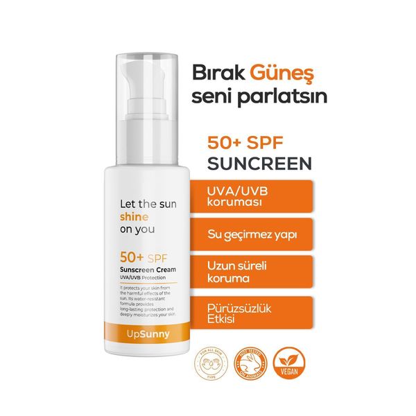 50+ SPF SUNSCREEN CREAM 60 ML GÜNEŞ KREMİ