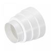 uxcell Duct Inline Reducer Duct Reducer Duct Adapter Plastic Round for Kitchen Ventilation System 80-120mm