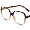 miyya Blue light glasses half leopard DK101