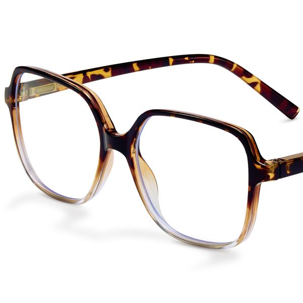 miyya Blue light glasses half leopard DK101