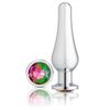 Cloud 9 Novelties Cloud 9 Novelties Gems Silver Chrome Tall Plug, Medium