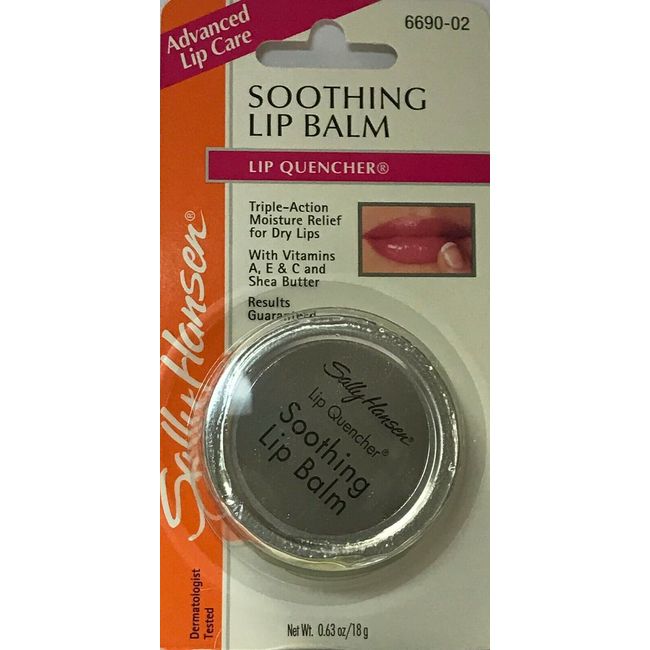 2 Jars Sally Hansen Soothing Lip Balm 6690-02 please read description