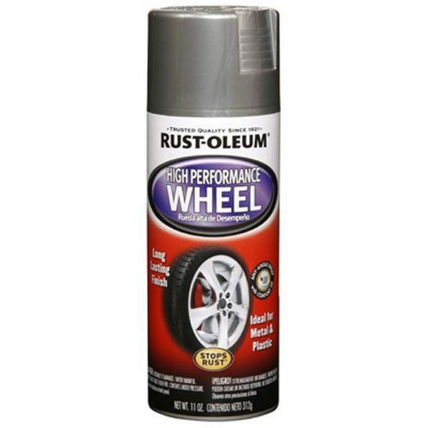 Rust-Oleum 248927 Automotive High Performance Wheel Spray Paint, 11 oz., Steel