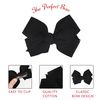 Black 5 Inch Bow Soft Cotton for Girls