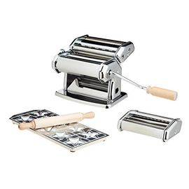 Pasta Maker Machine by Imperia- Heavy Duty Deluxe Set w 2