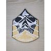 DEATH BEFORE DISHONOR SKULL LIGHT DESERT TACTICAL ARMY HOOK MORALE PATCH