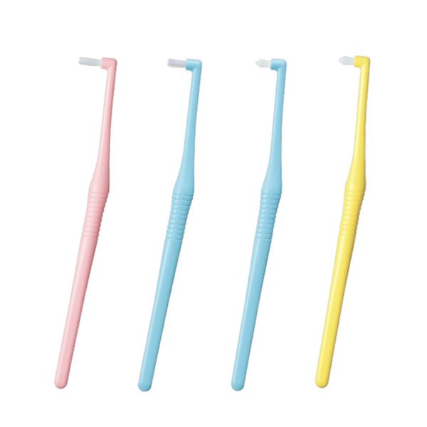 Lion Dent EX Onetuft Toothbrush, 3 Pcs, Systema Short (Color Options)