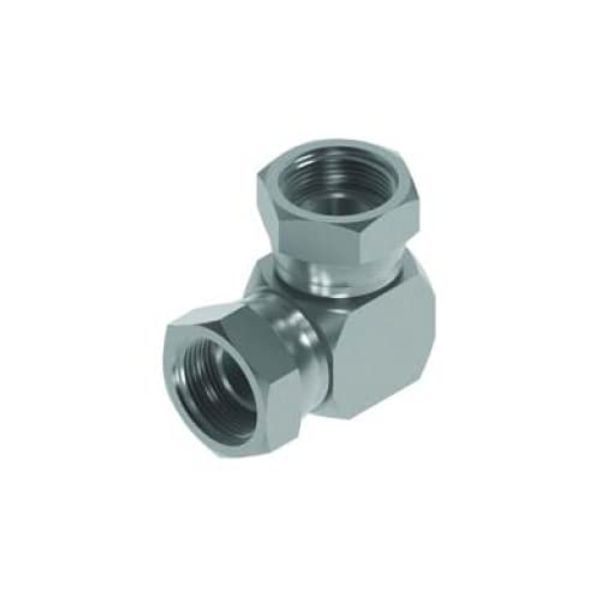 1/2 BSP x 3/4 BSP F/F 90° Compact