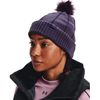 Under Armour Damen Ws Pom Beanie Hut, Traubenblatt, Einheitsgröße