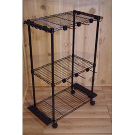 Old Cedar Outfitters Adjustable 3-Shelf Rolling Tackle Trolley for Fis –  EveryMarket