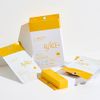 ALFACE Yellow Essential Mask, 4 Pieces, Vitamin Care, Moisturizing Mask, Preservative-Free