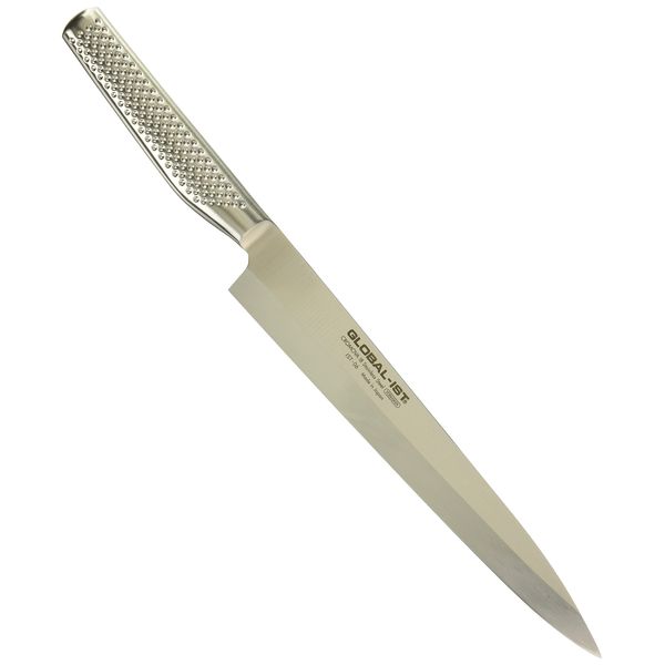 Global Ist IST-06 Yanagiba Knife, Silver, Blade Length: 9.4 inches (24 cm)