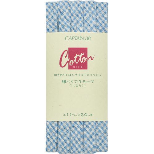 CAPTAIN88 cotton cotton bias tape hutidori 11 Width 11 mm X Roll