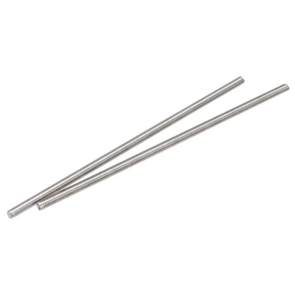 sourcing map 2Pcs M5 x 150mm Fully Threaded Rod Stainless Steel Right Hand Threads