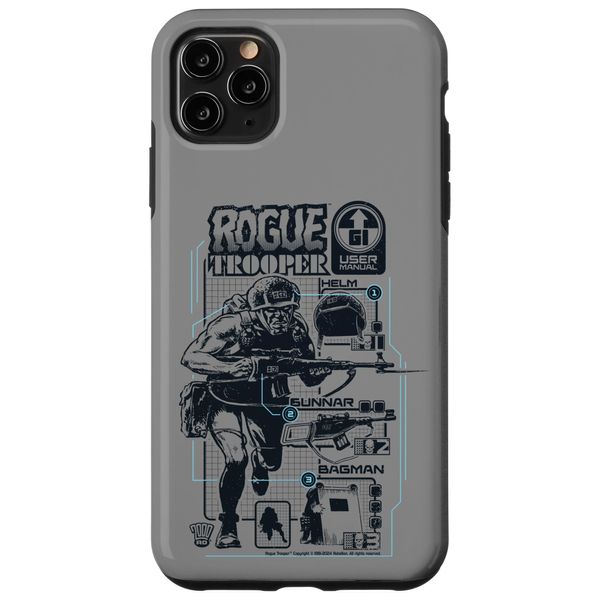 iPhone 11 Pro Max Rogue Trooper Helm Gunnar & Bagman User Manual Case