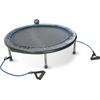 Stamina 38 Inch Durable Rugged Steel Frame Folding Trampoline with MUUV Coaching