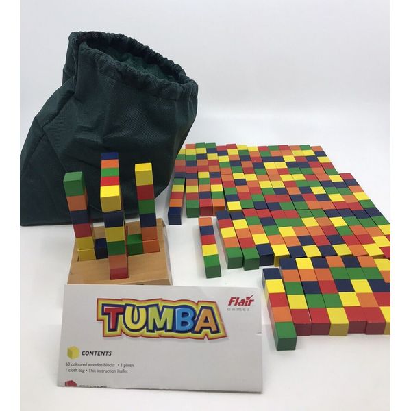 Tumba Game Colorful Wooden Blocks (59) Base Instructions & Bag