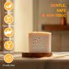 1 Natural Cold Process Soap Bar Goat Milk and Honey - Square