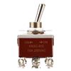 Heschen Metal Toggle Switch, 4PDT, maintained, ON/ON 2 position, 15A 250VAC, 10A 380VAC, CE