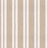 Encasa Homes Dining Table Napkins 6 pcs Set of Large 43x43 cm - Franca Beige Stripes - Heavy Eco-Friendly Cotton, Homespun Fabric, Machine Washable for Dinner, Party, Restaurant & Banquet