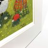 'Nice to See Ewe' Mounted Print by Thomas Joseph - Sheep Art