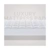 SLEEP ZONE Twin Size Cotton Mattress Pad, Machine Washable Mattress Protector...