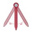 Tiardey Mini Drawing Compass Ruler And Woodworking Ruler With Circular Scriber And Scriber Multifunctional Tool