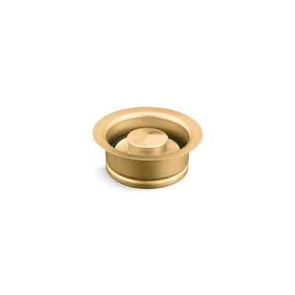 Kohler Disposal Flange with Stopper in Vibrant Brushed Moderne Brass