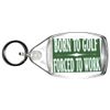 born to golf keyring handmade in uk