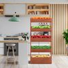 NAIZEA 5 Tier Raised Garden Bed Tall 67'' Vertical Elevated Standing Planter Box