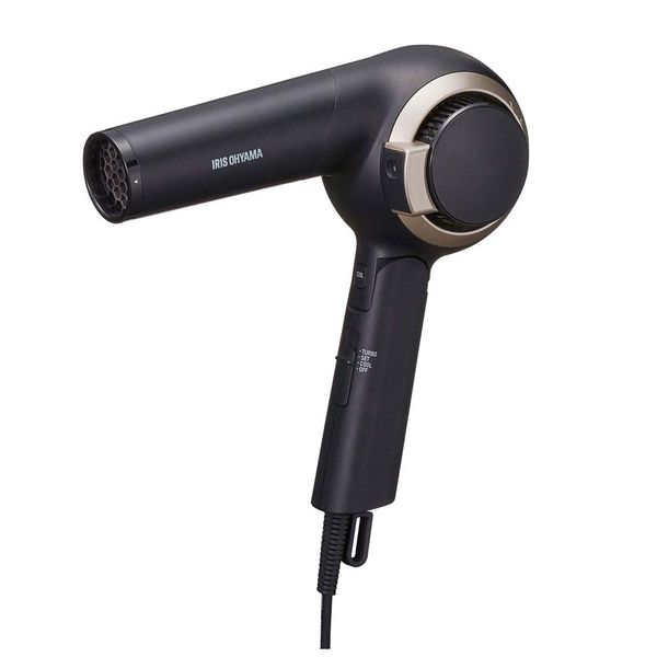 Iris Ohyama HDR-MC1-B Moisture-Pro Dryer with Sensor, Temperature Control, Negative Ion, LED Light, Large Airflow, Black