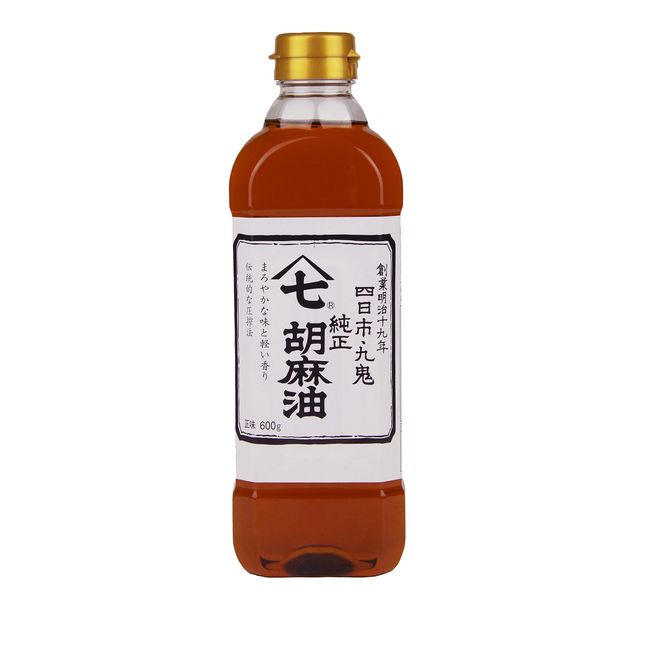 Kuki Yamashichi Genuine Sesame Oil, 21.2 oz (600 g) (Poly)