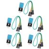 HALJIA 5PCS DHT11 Digital Temperature Humidity Sensor Module Compatible with Arduino