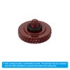 PATIKIL Camera Shutter Button Set of 3 Copper Camera Buttons with Knobs for DSLR/SLR Cameras, Dark Red