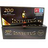 Black Empty Regular 20mm Filter Tubes with Golden Ring - 400 Tubes
