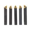 1/2 " New lathe indexable carbide insert + turning tool bit holder kit 5-piece