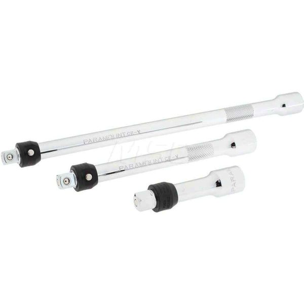 Paramount 3/8" Drive Locking Socket Extension Set, Includes 3, 6, 10" Lengths