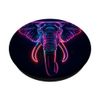 African Elephant Synthwave Aesthetic PopSockets Swappable PopGrip