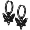 Wildcat Ohrringe Little Moth Hoops Schwarz onesize