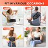 Cordless Heating Pad with Massager for Back, Portable Lower Back Massager, We...