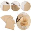 Coffee Filter Papers 300pcs Unbleached Compatible with Size 02 Filter Papers Compatible with Dripper Coffee Makers