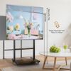 40" 45 55 60 65 70 75 80 86" Floor TV Stand LED Mount Bracket Height Adjustable