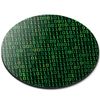 Destination Vinyl Ltd Green Binary Code Engineer - Flexible Round 5mm Rubber Mouse Mat Pad Office Home Novelty Printed Desk Accessory 2410