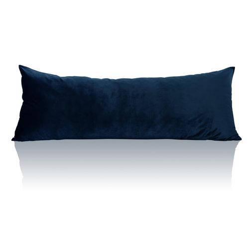 StangH Navy Blue Velvet Body PillowCover, 20 x 54 Pillow Cover, Winter Season Soft Warm Body Pillow Protector Cover for Pregnant Women/Side Sleeper, 20x54 inches, 1 Pc