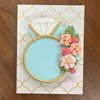 The Cookie Countess Wedding Cookie Backer - Food Safe, Double Sided 3.75" x 5"