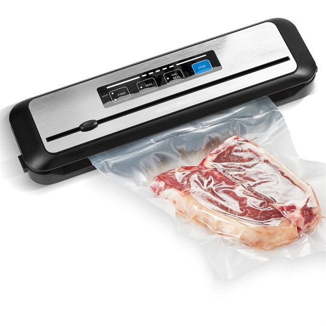 INKBIRD Vacuum Sealer INK-VS01 and Bluetooth Meat Thermometer IBT-4XS Bundle