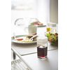 Yamazaki Industries 2883 Push Type Soy Sauce Jug, Aqua White