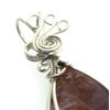 Super 7 Gemstone Sterling Silver Wire Wrapped Pendant